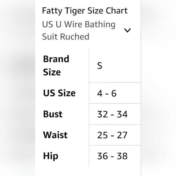 45.🆕Small Tummy Control U Wire Bathing Suit Ruched Push Up Swimwear NWOT - Picture 7 of 7